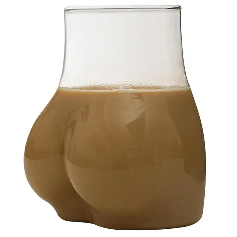 450Ml Butt Drinking Cups Transparent Borosilicate Glass Coffee Mug Funny Coffee Mug Glass Women Body Ass Cup Milk Water Mugs