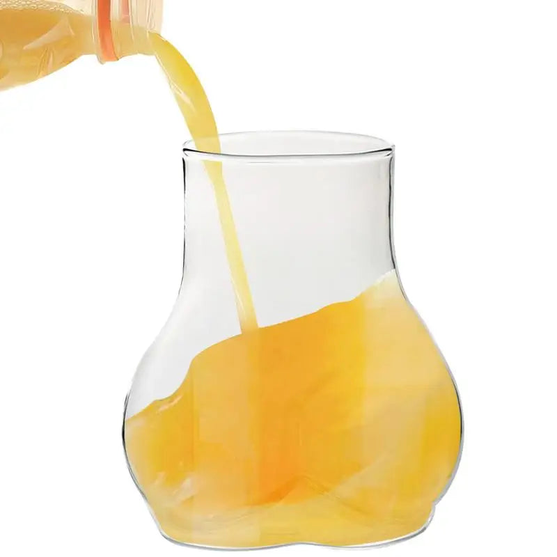 450Ml Butt Drinking Cups Transparent Borosilicate Glass Coffee Mug Funny Coffee Mug Glass Women Body Ass Cup Milk Water Mugs